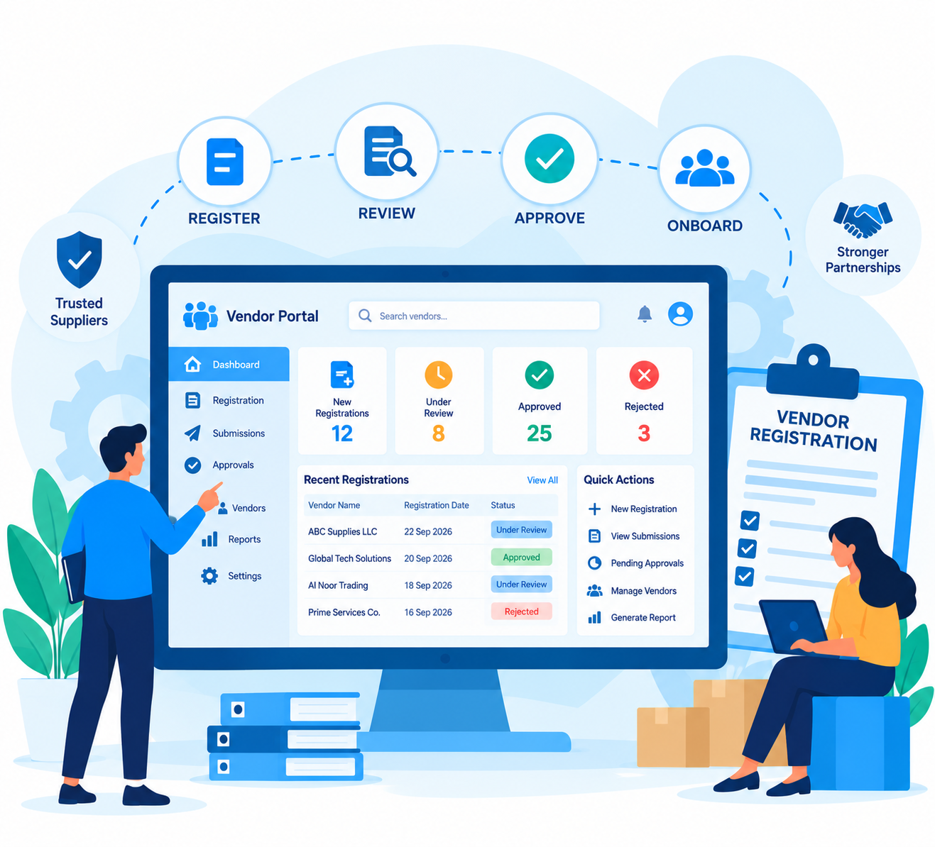 Vendor Registration Portal business software
